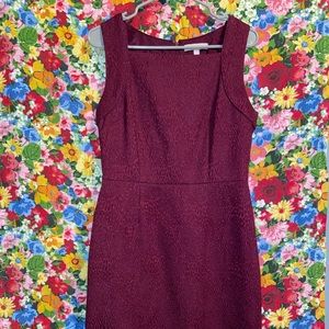 Gorgeous Banana republic burgundy dress